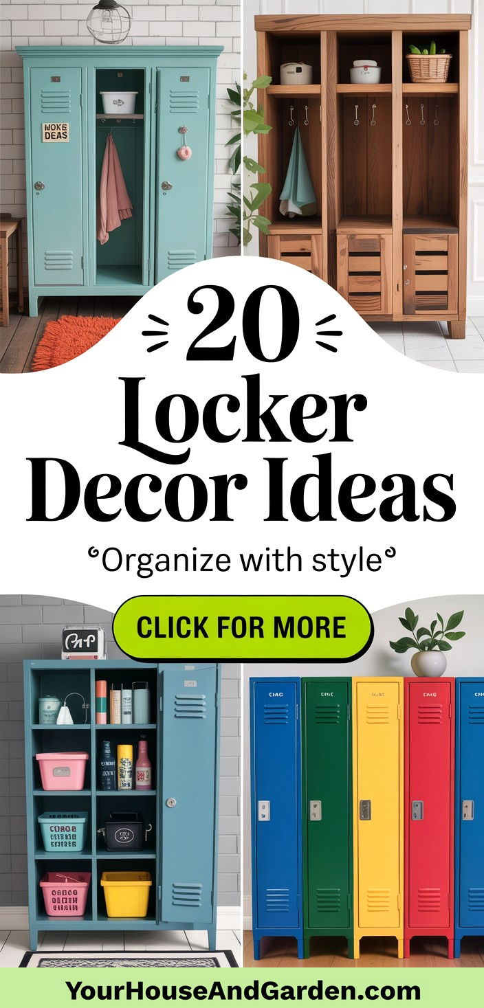 20 Locker Decor Ideas Stylish Entryway Storage Solutions