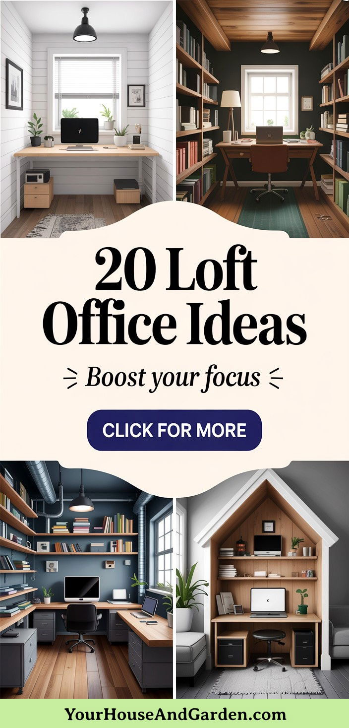20 Loft Office Ideas for Productive Elevated Workspaces - 20 Loft Office Ideas for Productive Elevated Workspaces