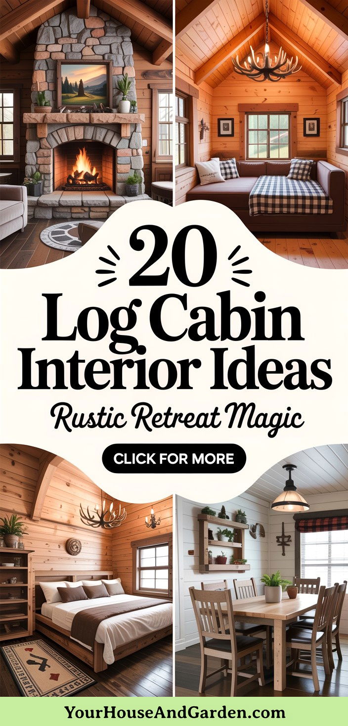 20 Log Cabin Interior Ideas Rustic Retreat Inspiration