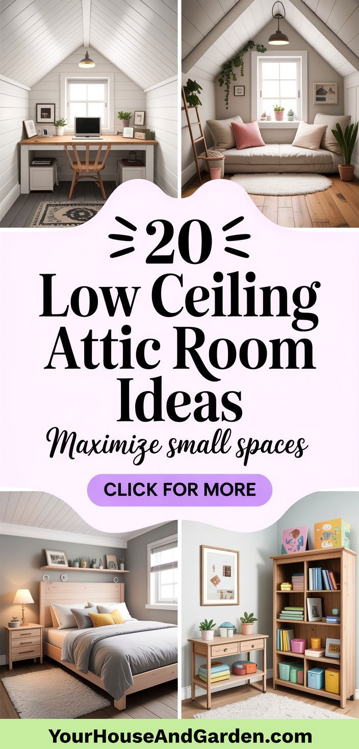 20 Low Ceiling Attic Room Ideas Maximize Small Spaces