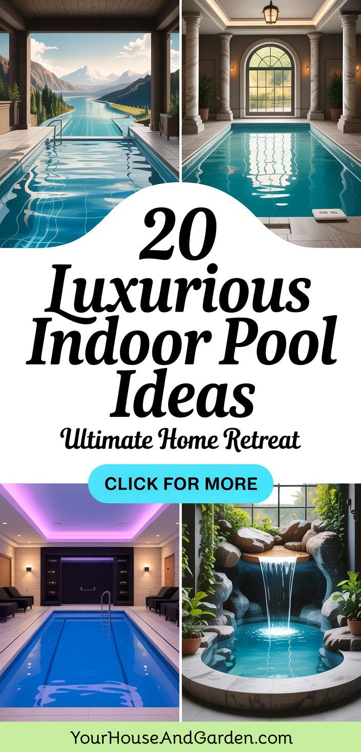 20 Luxurious Indoor Pool Ideas for Year-Round Relaxation - 20 Luxurious Indoor Pool Ideas for Year-Round Relaxation