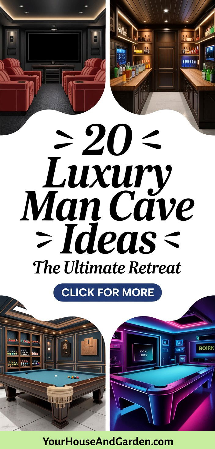 20 Luxury Man Cave Ideas Ultimate Gentlemans Retreat
