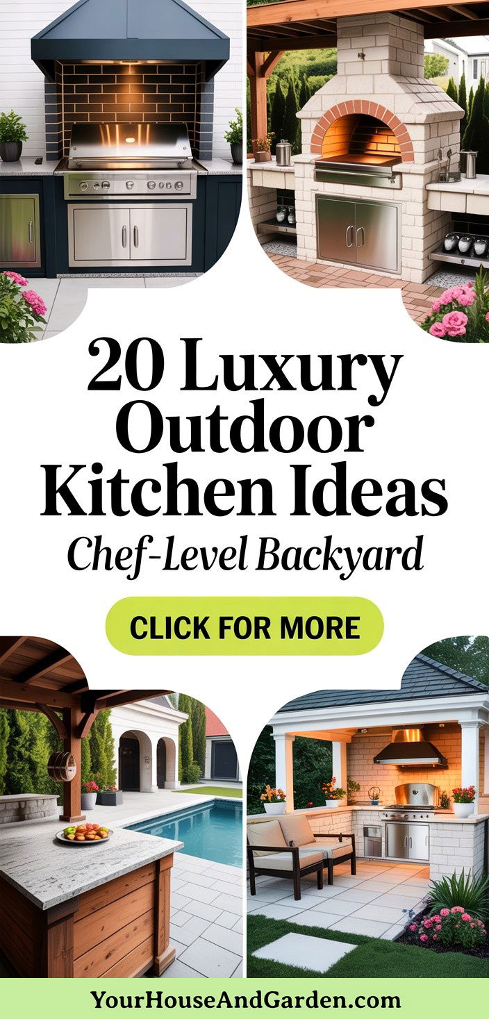 20 Luxury Outdoor Kitchen Ideas Elevate Your Backyard Cooking