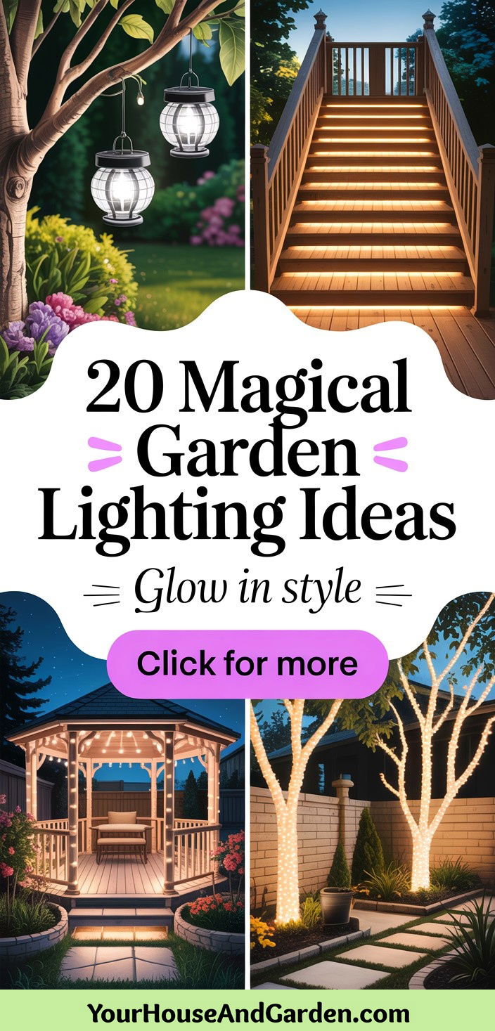 20 Magical Garden Lighting Ideas to Transform Nights - 20 Magical Garden Lighting Ideas to Transform Nights
