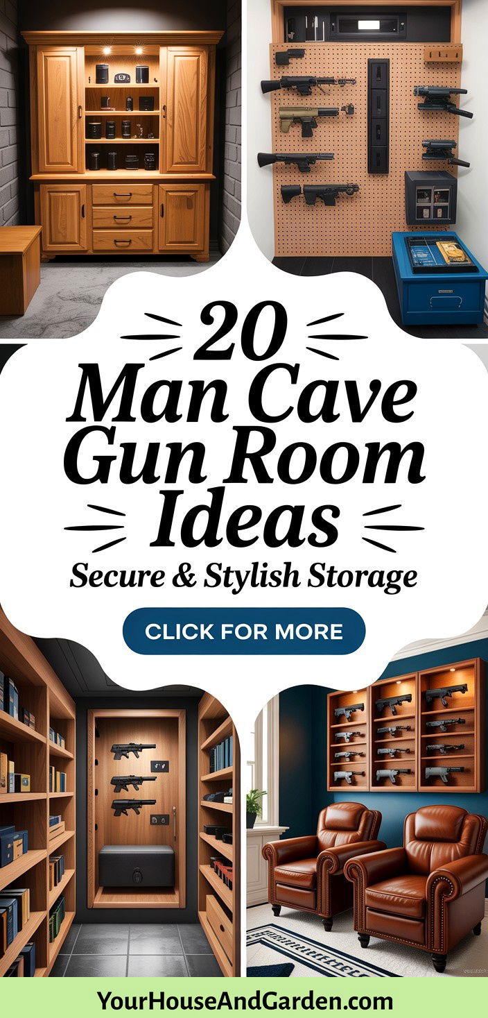 20 Man Cave Gun Room Ideas Secure and Stylish Storage
