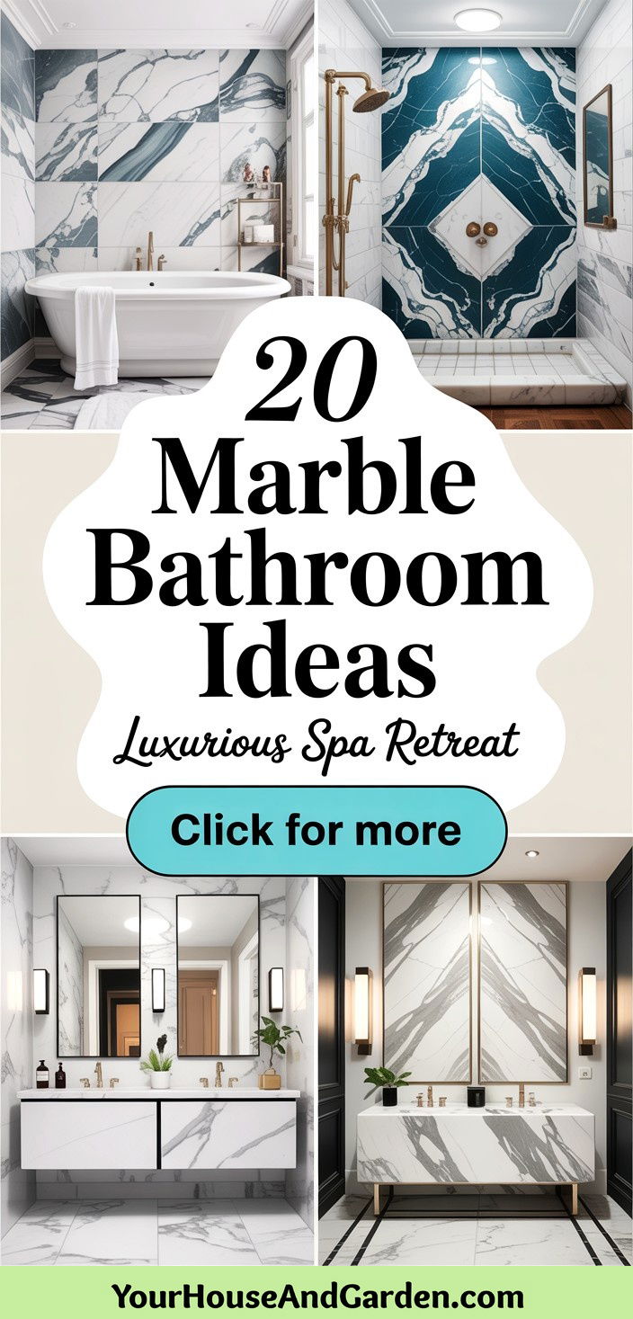 20 Marble Bathroom Ideas Luxurious Spa-Like Retreats