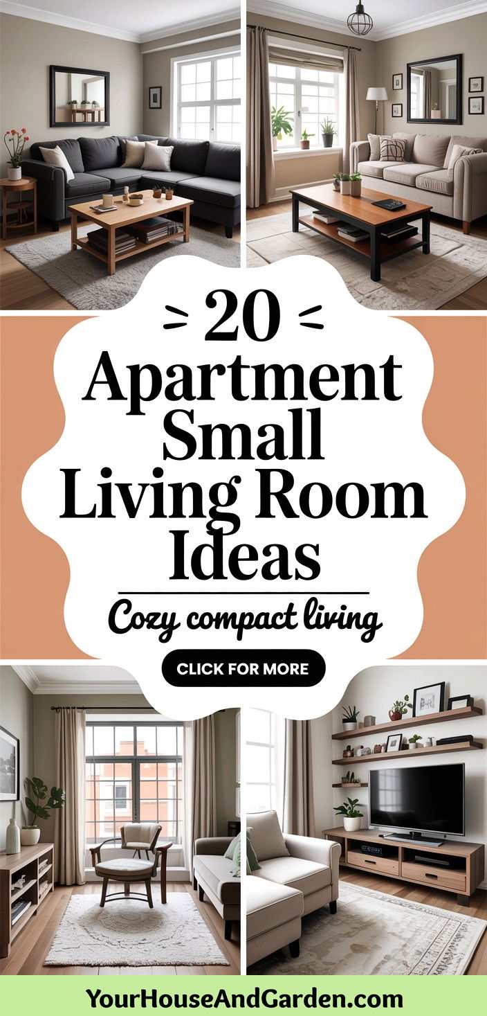 Maximize Comfort 20 Apartment Small Living Room Ideas and Tips