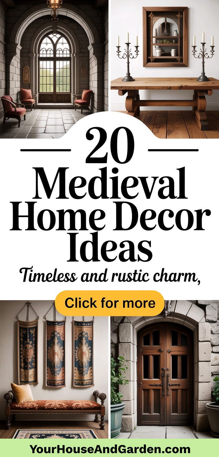 20 Medieval Home Decor Ideas Timeless and Rustic Charm