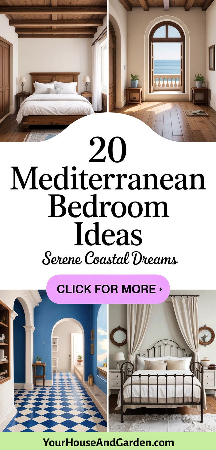 20 Mediterranean Bedroom Ideas for Serene Coastal Style - 20 Mediterranean Bedroom Ideas for Serene Coastal Style