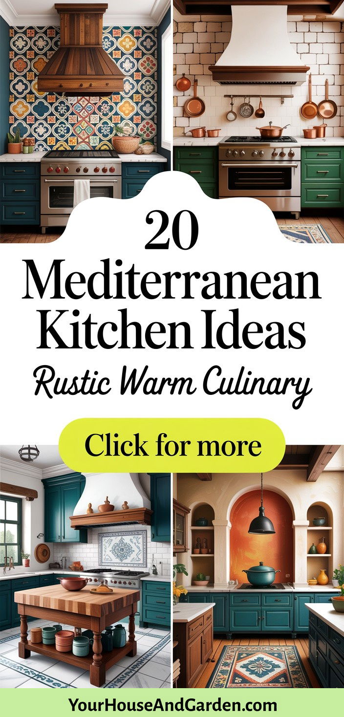 20 Mediterranean Kitchen Ideas for Rustic Warm Culinary Spaces - 20 Mediterranean Kitchen Ideas for Rustic, Warm Culinary Spaces