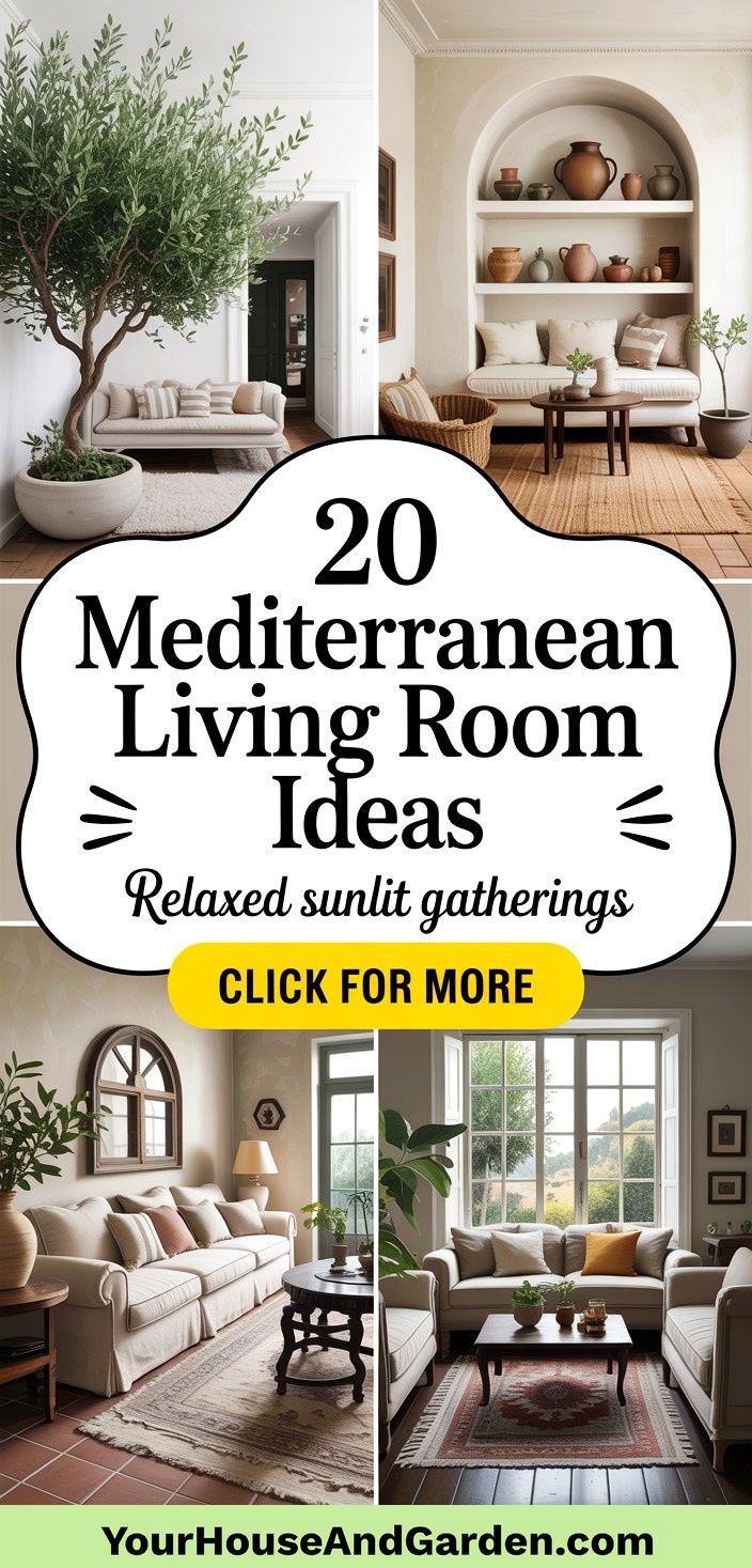 20 Mediterranean Living Room Ideas for Relaxed Sunlit Gatherings - 20 Mediterranean Living Room Ideas for Relaxed, Sunlit Gatherings