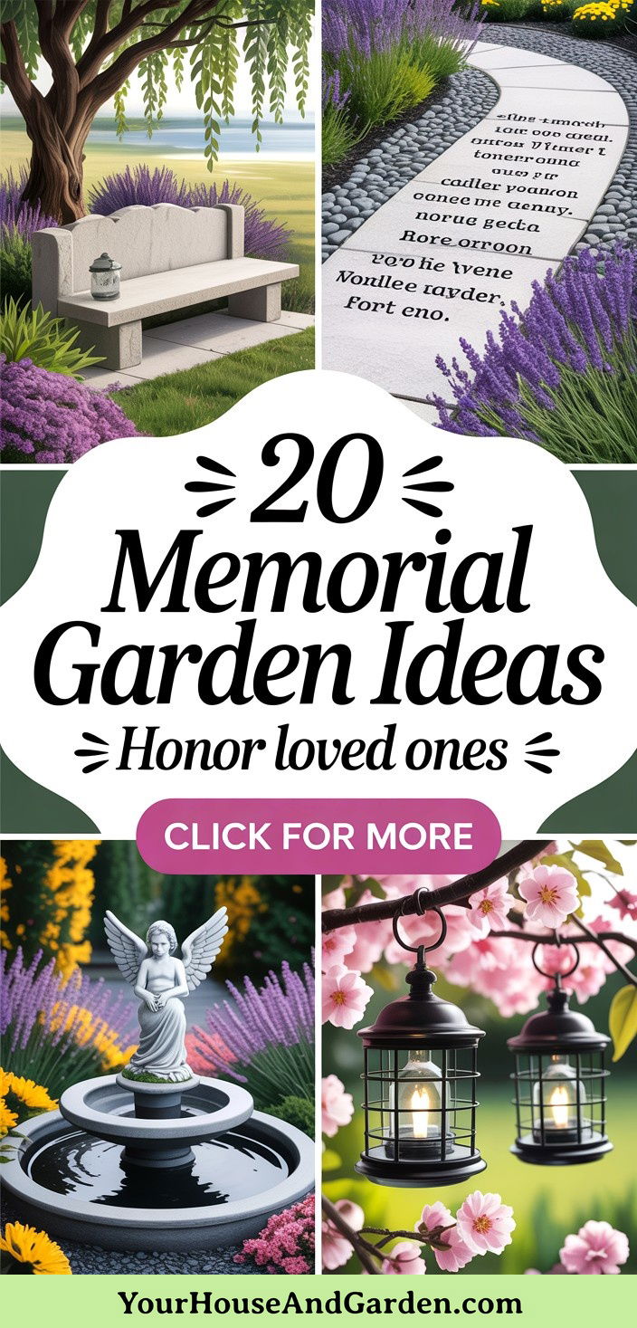 20 Memorial Garden Ideas Honoring Loved Ones in Your Yard