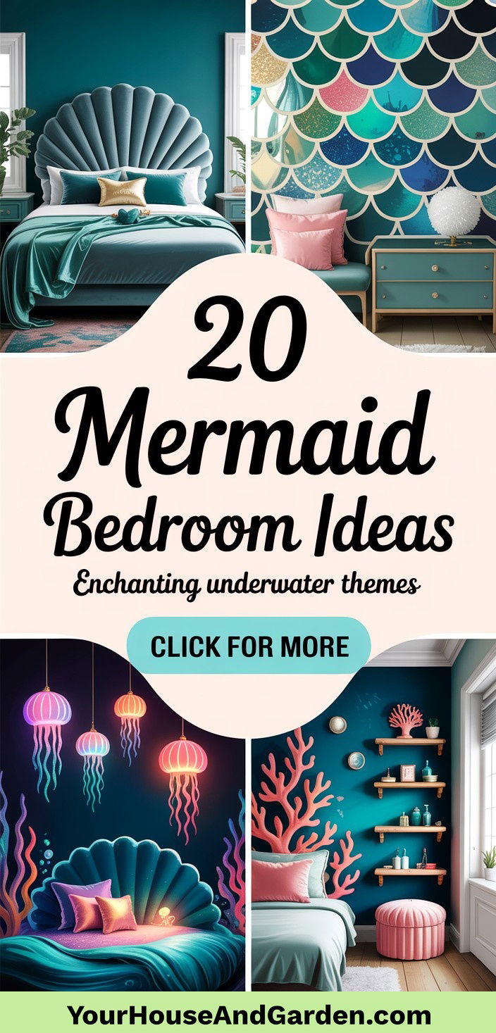 20 Mermaid Bedroom Ideas Enchanting Underwater Themes