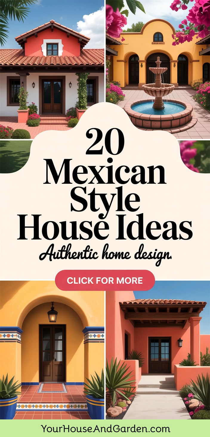 20 Mexican Style House Ideas Authentic Design Inspiration