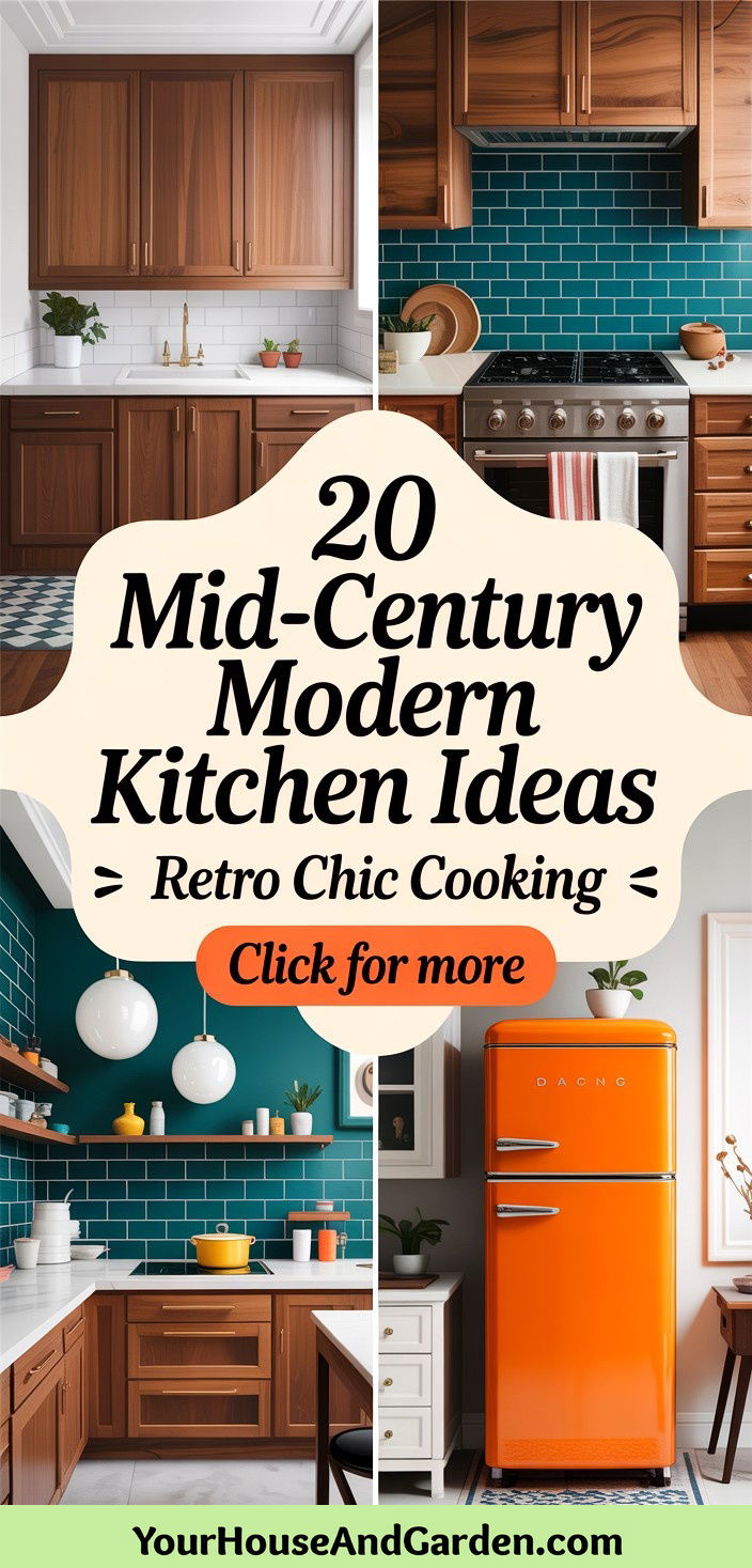 20 Mid-century Modern Kitchen Ideas for Retro Chic Cooking - 20 Mid-century Modern Kitchen Ideas for Retro Chic Cooking