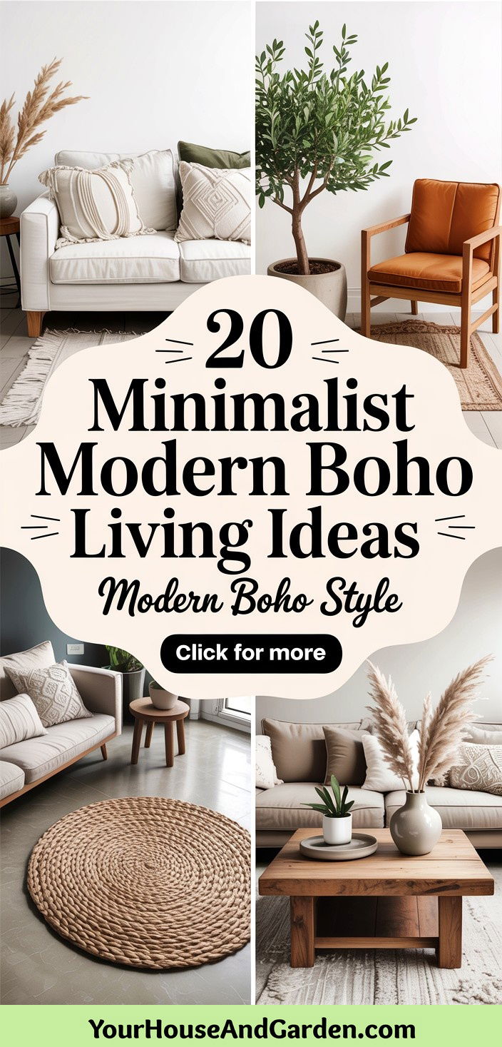 20 Minimalist Modern Boho Living Room Design Inspirations - 20 Minimalist Modern Boho Living Room Design Inspirations