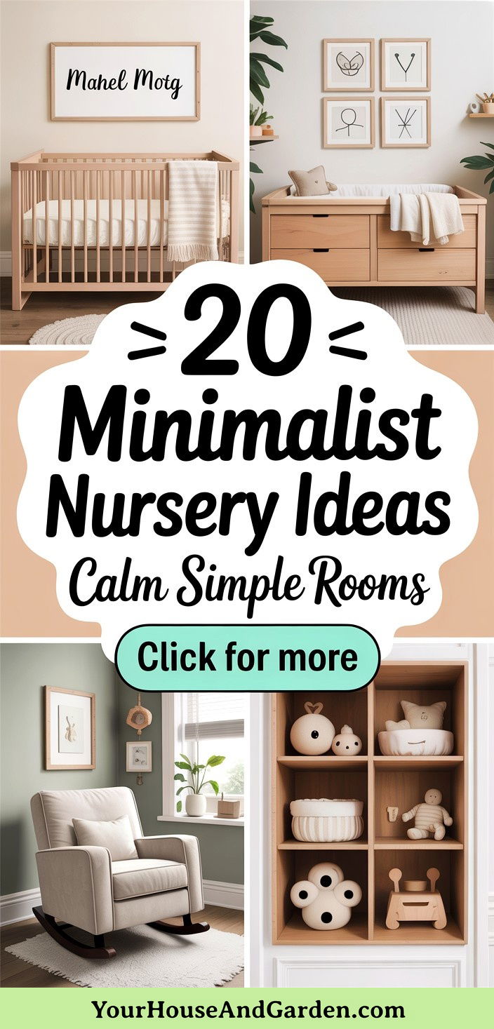 20 Minimalist Nursery Ideas Calm and Simple Baby Rooms