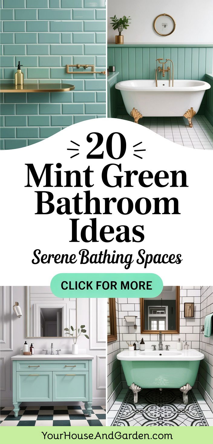 20 Mint Green Bathroom Ideas Serene and Inviting Styles