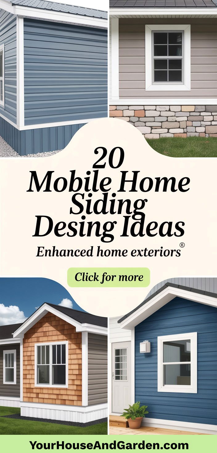 20 Mobile Home Siding Design Ideas for Enhanced Exteriors - 20 Mobile Home Siding Design Ideas for Enhanced Exteriors