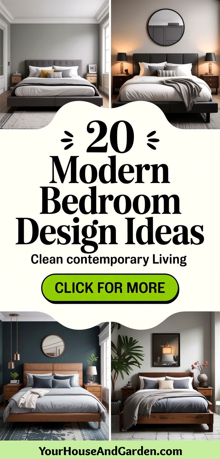 20 Modern Bedroom Design Ideas for a Stylish Sanctuary - 20 Modern Bedroom Design Ideas for a Stylish Sanctuary