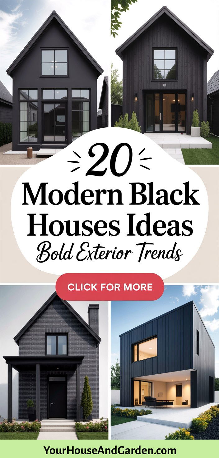 20 Modern Black Houses Bold Exterior Design Inspirations