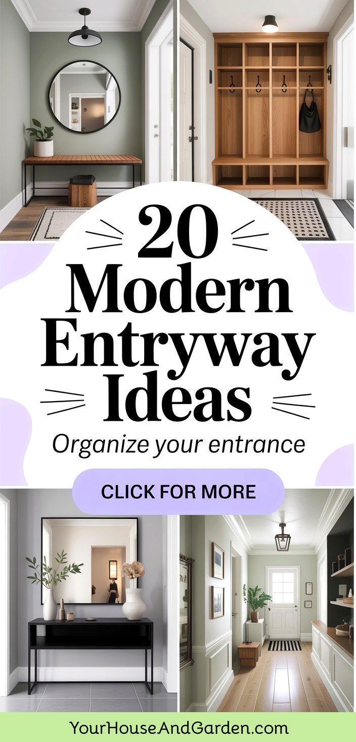 20 Modern Entryway Ideas for Welcoming and Organized Homes - 20 Modern Entryway Ideas for Welcoming and Organized Homes