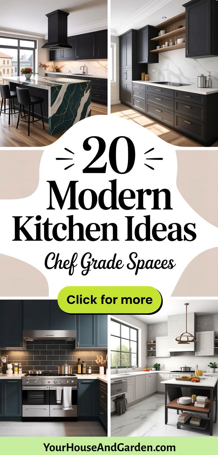 20 Modern Kitchen Ideas for a Sleek and Functional Space - 20 Modern Kitchen Ideas for a Sleek and Functional Space