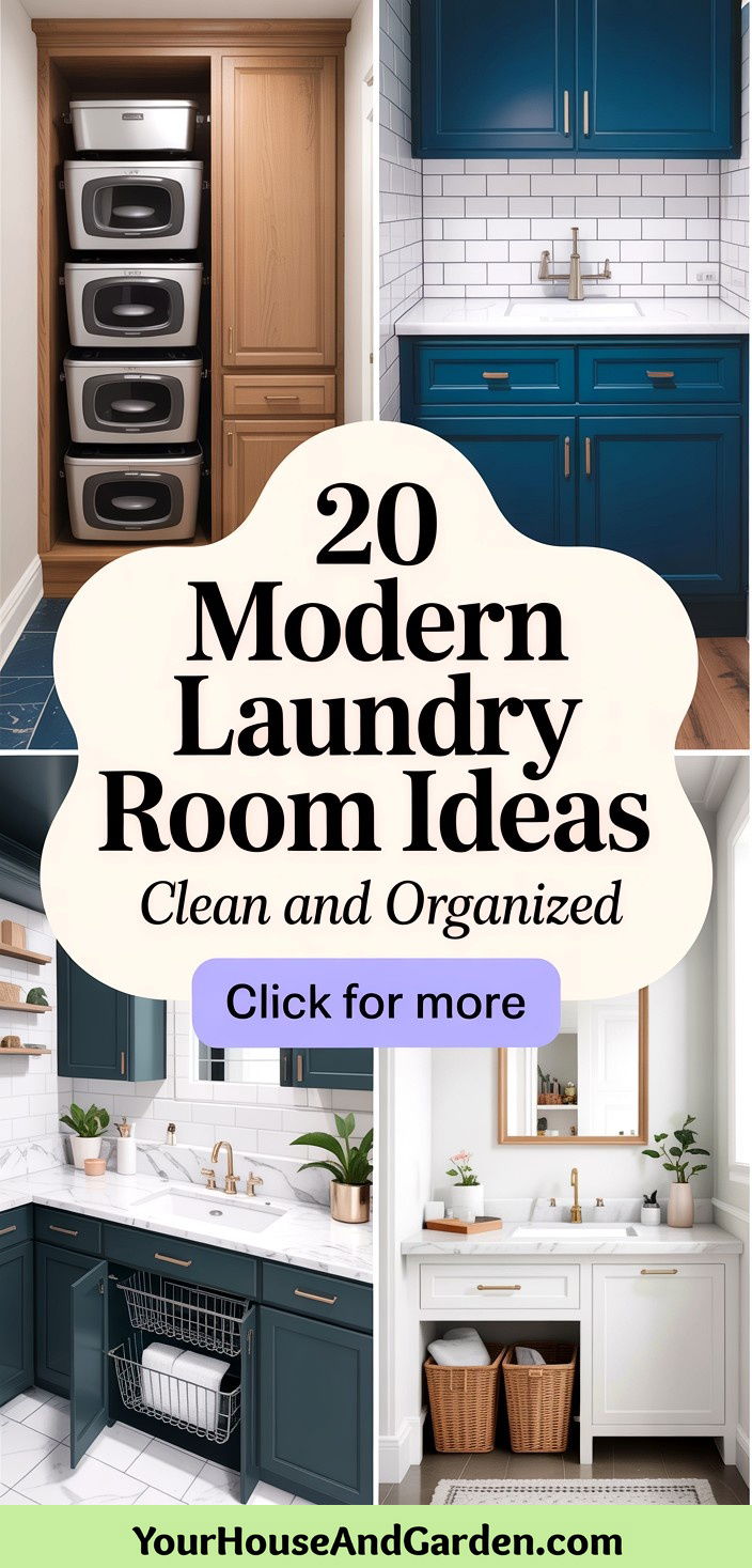 20 Modern Laundry Room Ideas for Efficiency and Style - 20 Modern Laundry Room Ideas for Efficiency and Style