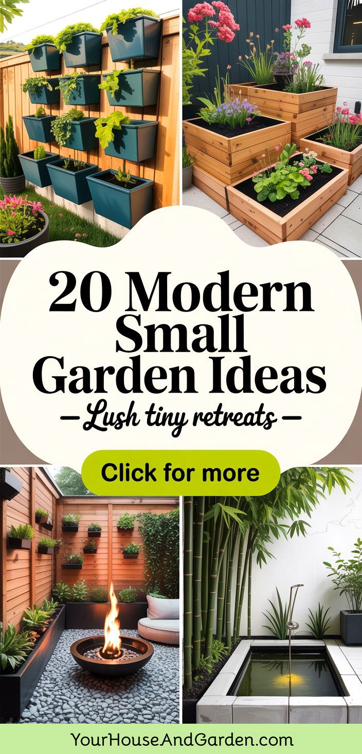 20 Modern Small Garden Ideas for Stylish Compact Spaces - 20 Modern Small Garden Ideas for Stylish Compact Spaces