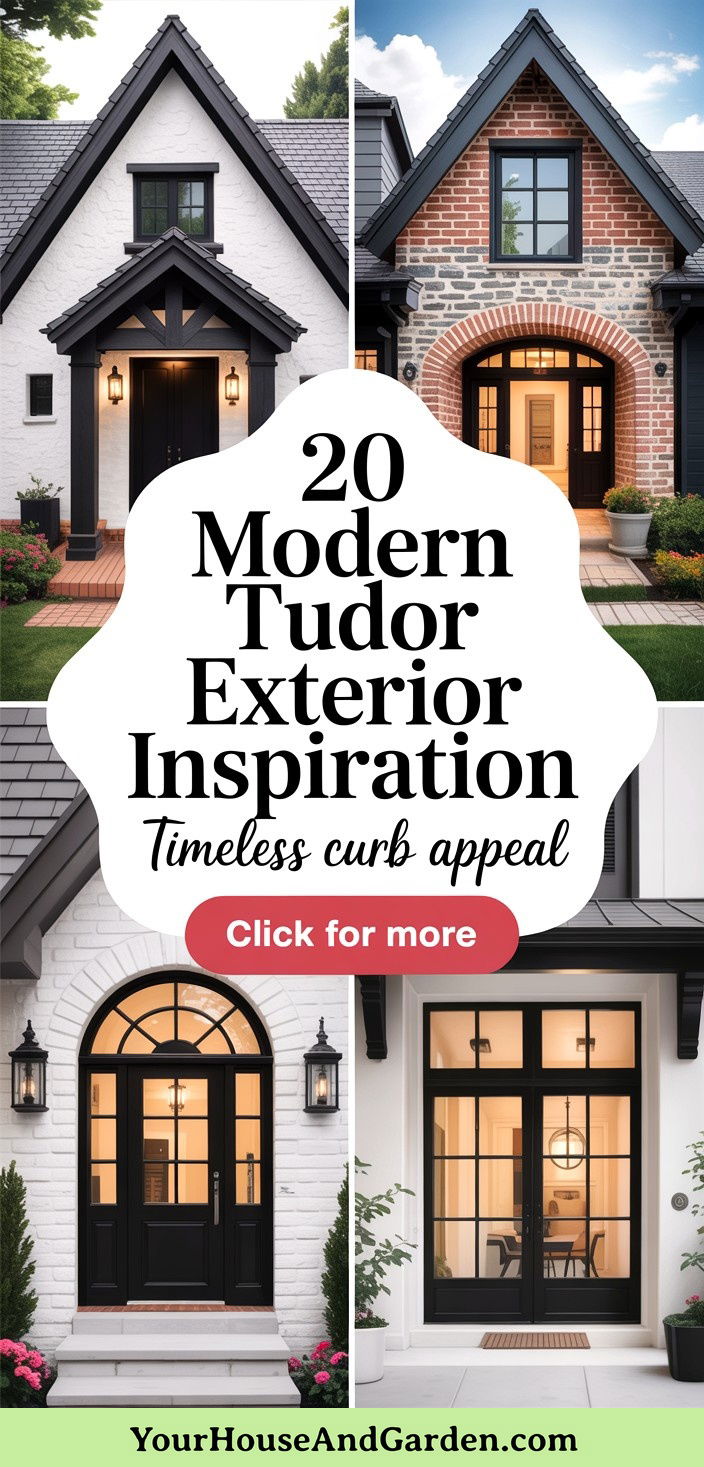 20 Modern Tudor Exterior Inspiration for Timeless Appeal - 20 Modern Tudor Exterior Inspiration for Timeless Appeal