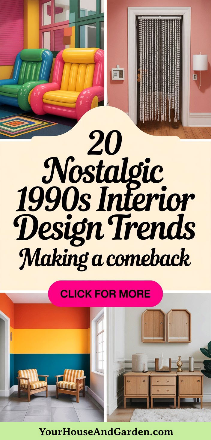 20 Nostalgic 1990s Interior Design Trends Making a Comeback - 20 Nostalgic 1990s Interior Design Trends Making a Comeback