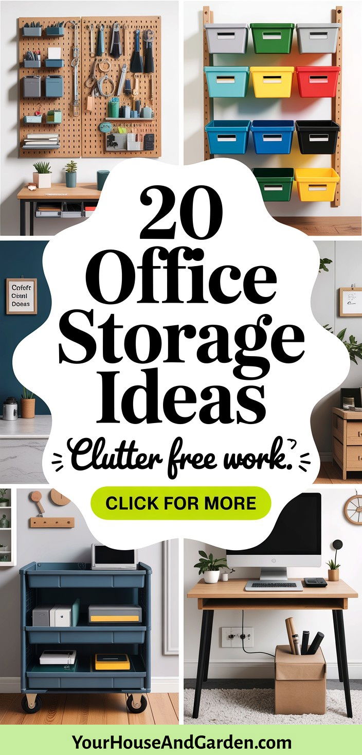 20 Office Storage Ideas for a Clutter-Free Workspace - 20 Office Storage Ideas for a Clutter-Free Workspace