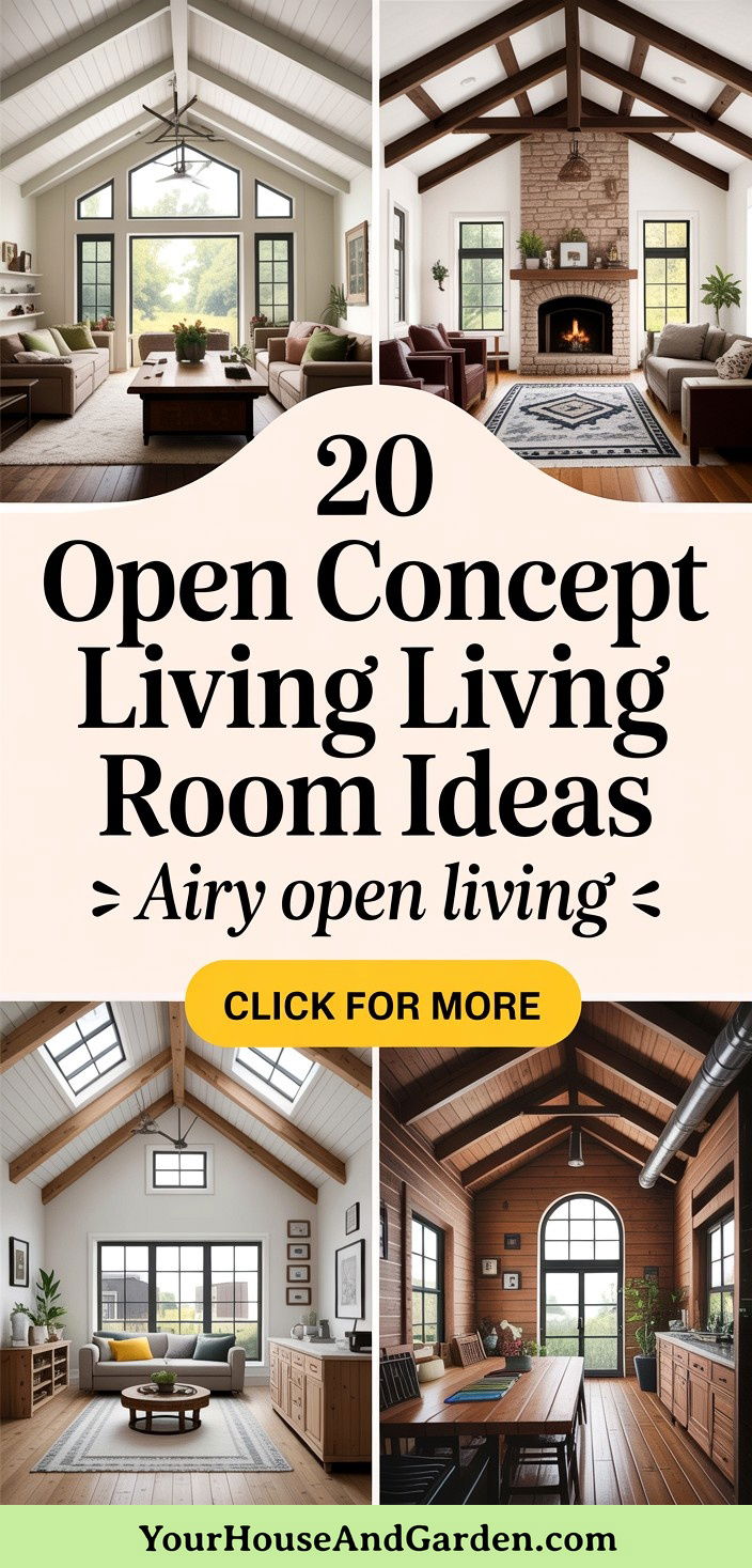 20 Open Concept Vaulted Ceiling Living Room Design Inspirations - 20 Open Concept Vaulted Ceiling Living Room Design Inspirations