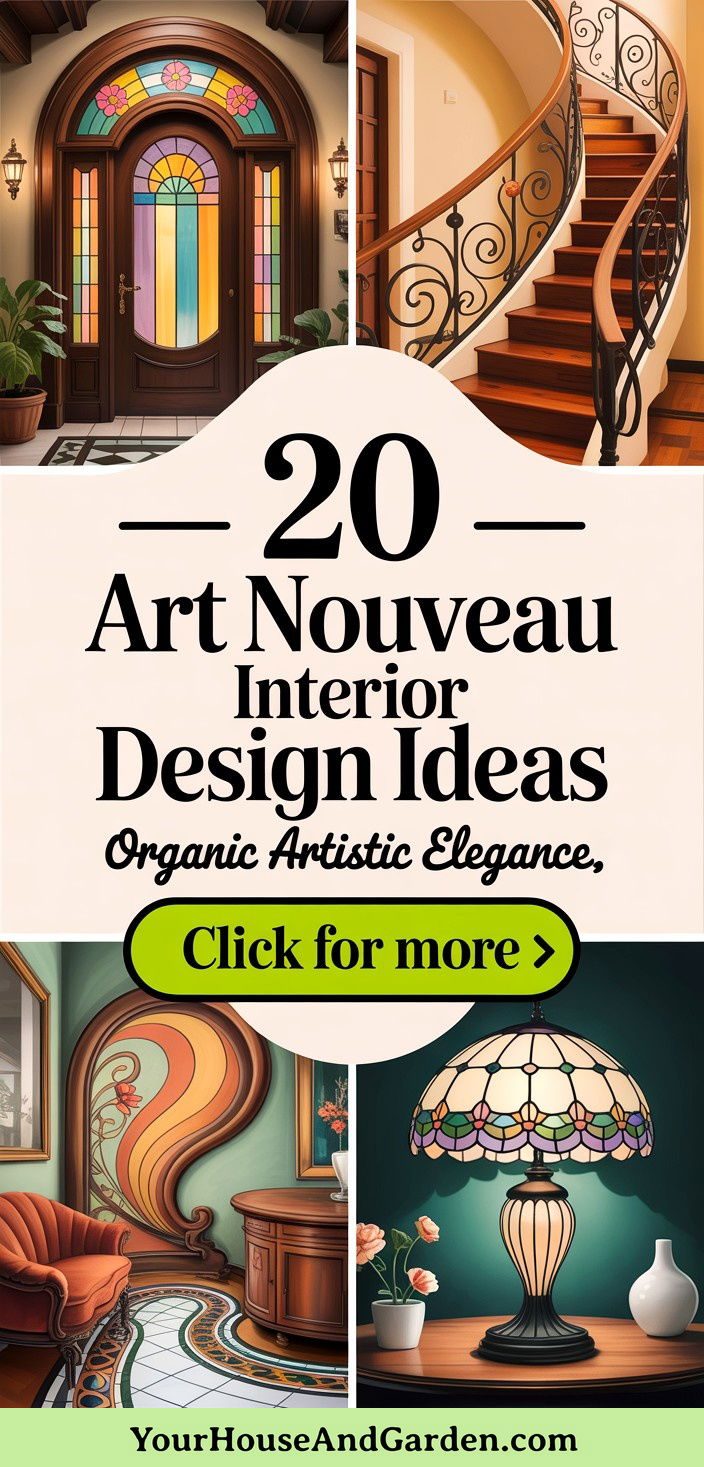 Organic Elegance 20 Art Nouveau Interior Design Style Concepts