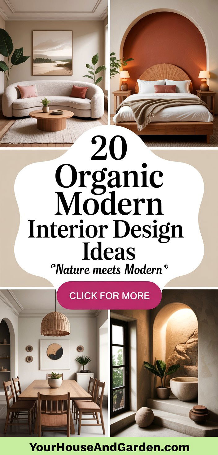 20 Organic Modern Interior Design Ideas for Calm Homes - 20 Organic Modern Interior Design Ideas for Calm Homes