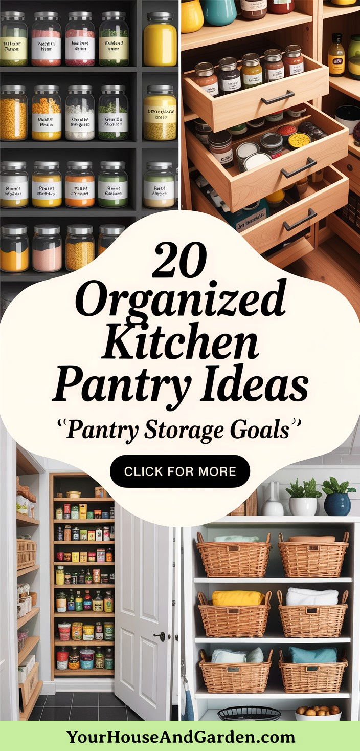 20 Organized Kitchen Pantry Ideas for Maximum Storage Space - 20 Organized Kitchen Pantry Ideas for Maximum Storage Space