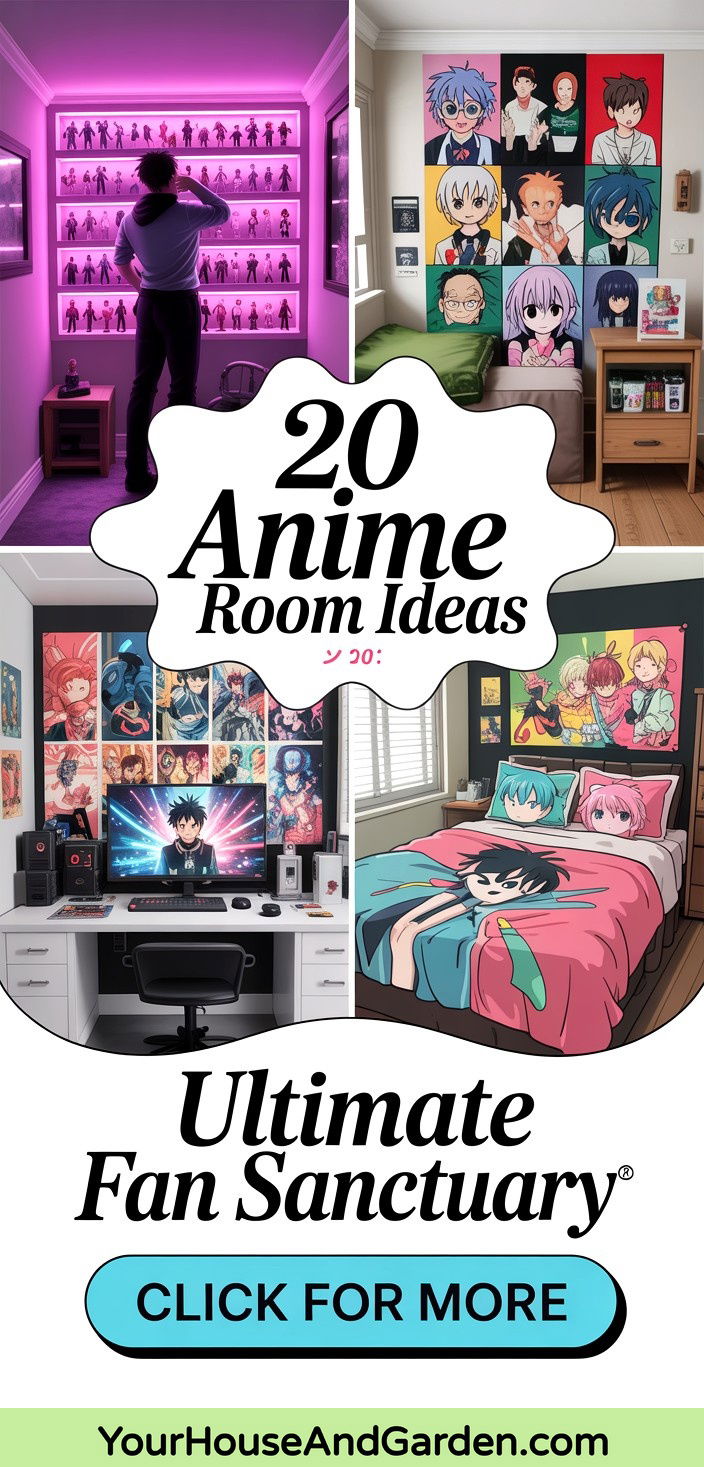 Otaku Paradise 20 Anime Room Ideas for Ultimate Fan Spaces
