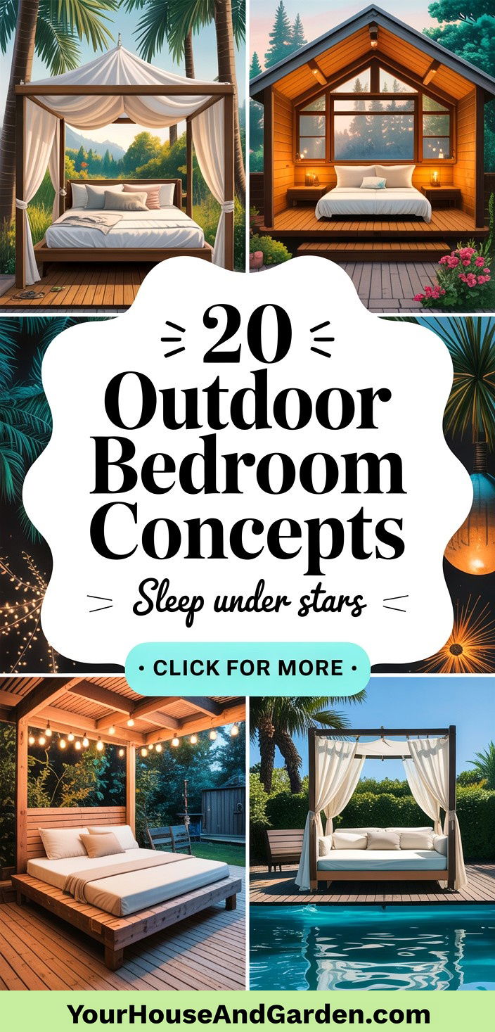 20 Outdoor Bedroom Concepts for a Peaceful and Nature-Infused Retreat - 20 Outdoor Bedroom Concepts for a Peaceful and Nature-Infused Retreat