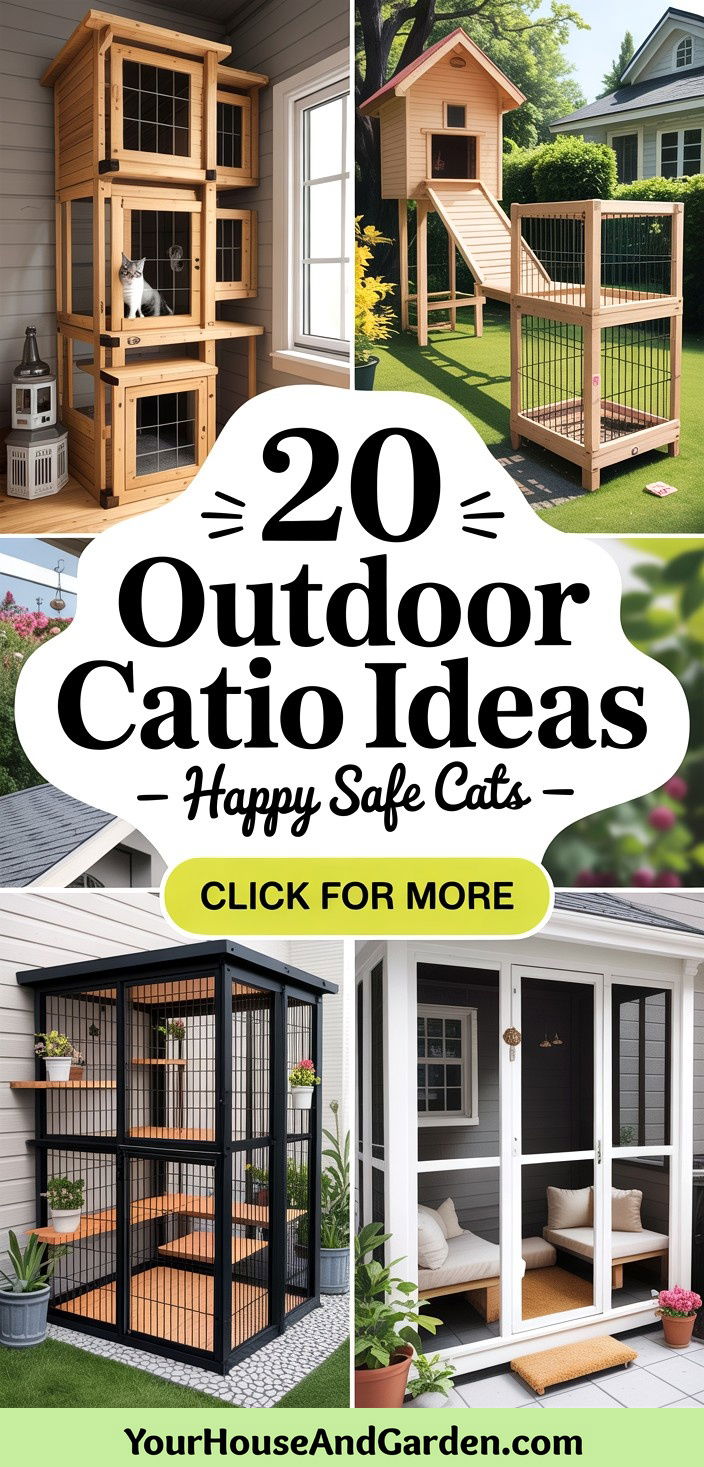 20 Outdoor Catio Ideas for Safe and Happy Feline Friends - 20 Outdoor Catio Ideas for Safe and Happy Feline Friends
