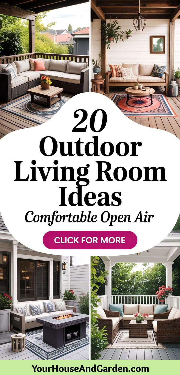 20 Outdoor Living Room Ideas Cozy and Inviting Spaces