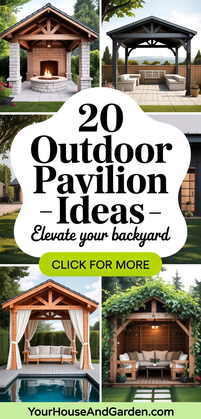 20 Outdoor Pavilion Ideas Design Inspiration for Backyard Retreats