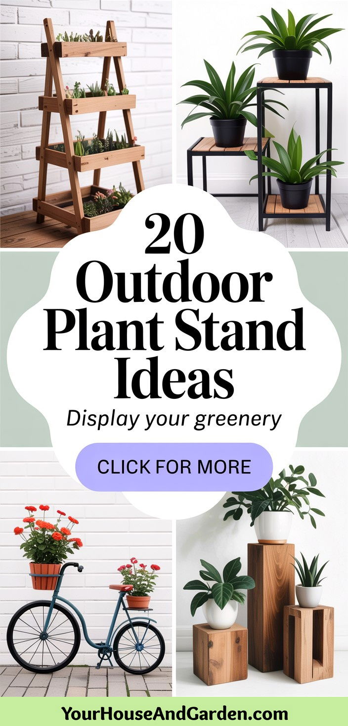 20 Outdoor Plant Stand Ideas Elevate Your Garden Display