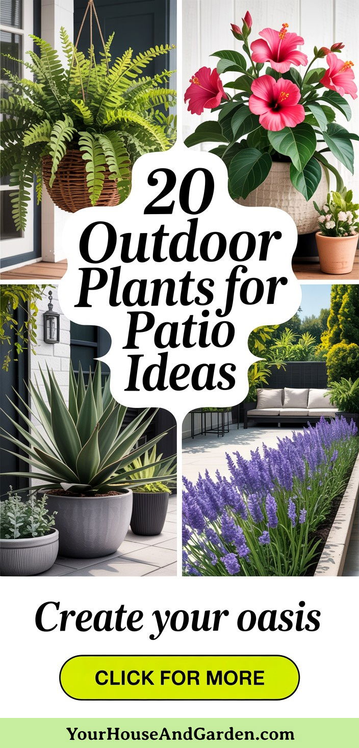 20 Outdoor Plants for Patio Perfect Greenery Choices