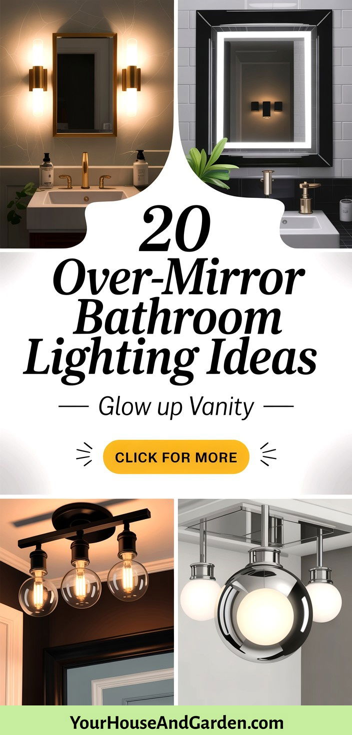 20 Over-Mirror Bathroom Lighting Ideas to Illuminate - 20 Over-Mirror Bathroom Lighting Ideas to Illuminate