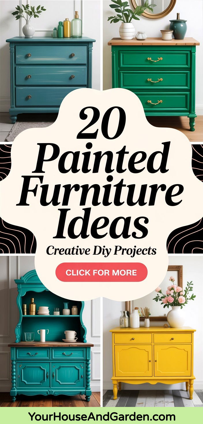 20 Painted Furniture Ideas Creative DIY Revamp Projects