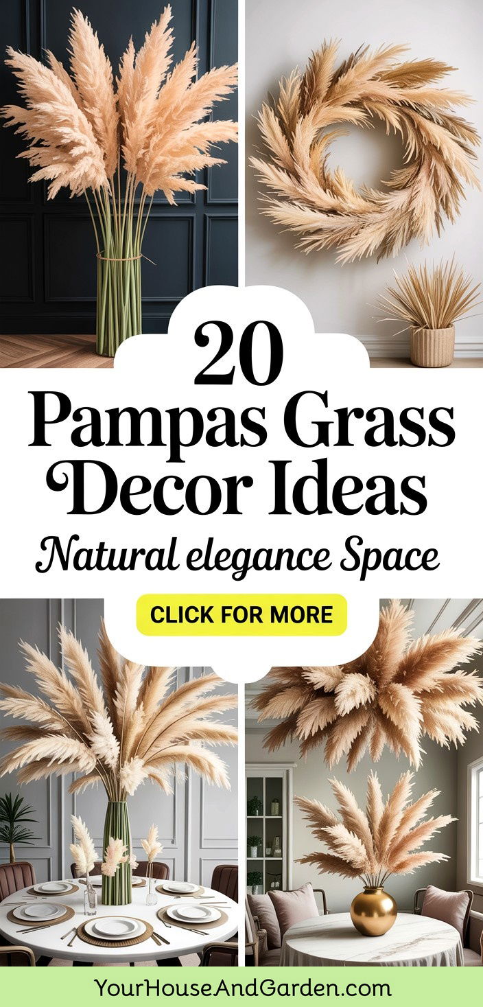 20 Pampas Grass Decor Ideas Natural Elegance for Your Space