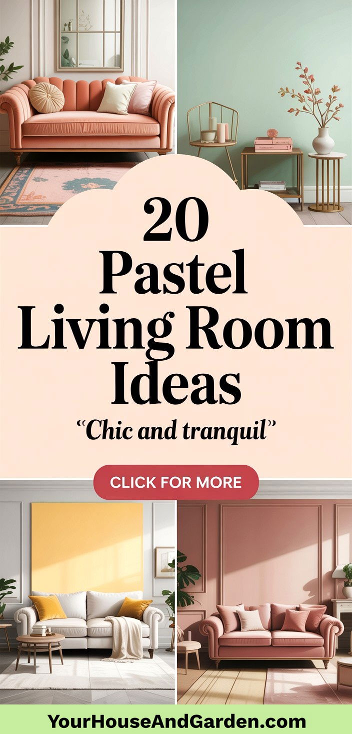20 Pastel Living Room Ideas Chic and Tranquil Designs