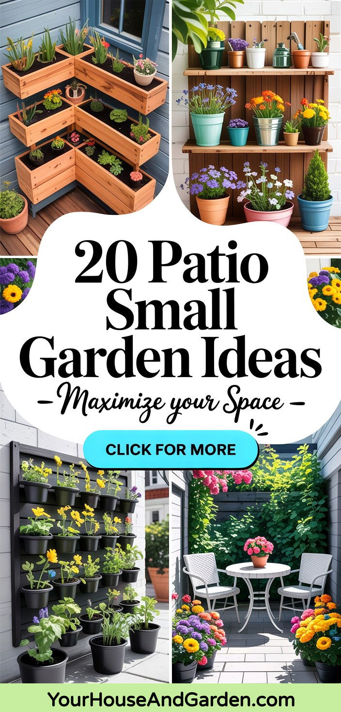 20 Patio Small Garden Ideas to Maximize Your Outdoor Space - 20 Patio Small Garden Ideas to Maximize Your Outdoor Space