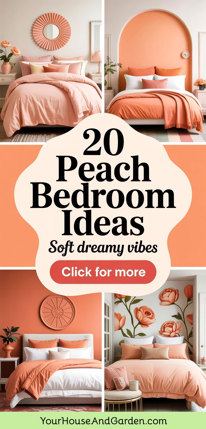 20 Peach Bedroom Ideas Soft and Serene Color Schemes