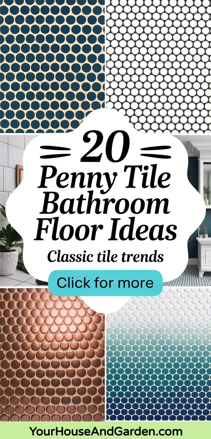 20 Penny Tile Bathroom Floor Ideas Design Inspiration Today